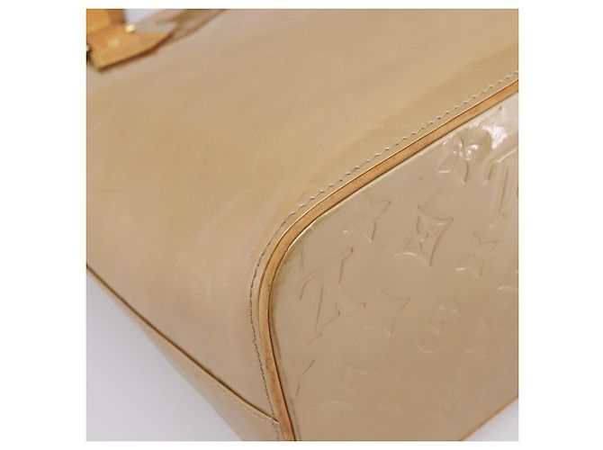 LOUIS VUITTON Monogram Vernis Houston Hand Bag Noisette M91340 LV - vista 9