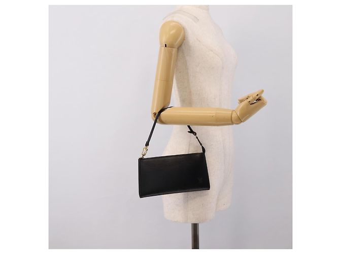 LOUIS VUITTON Epi Pochette Accessoires Pouch Black M52982 LV - vista 20