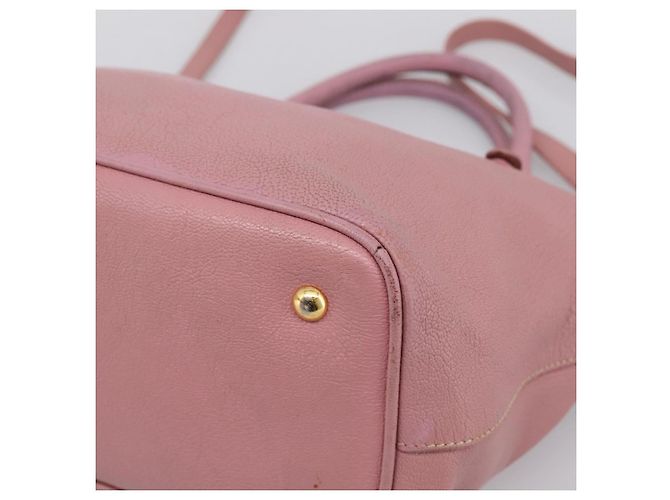 Miu Miu Hand Bag Leather 2way Pink Gold - vista 16