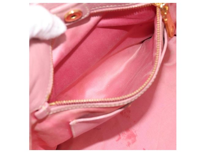 Miu Miu Hand Bag Leather 2way Pink Gold - vista 24