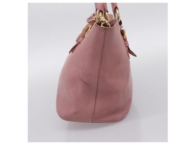 Miu Miu Hand Bag Leather 2way Pink Gold - vista 4