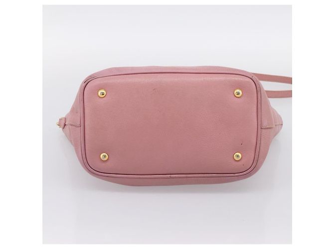 Miu Miu Hand Bag Leather 2way Pink Gold - vista 5