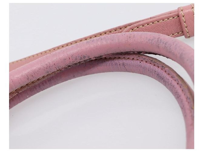Miu Miu Hand Bag Leather 2way Pink Gold - vista 9