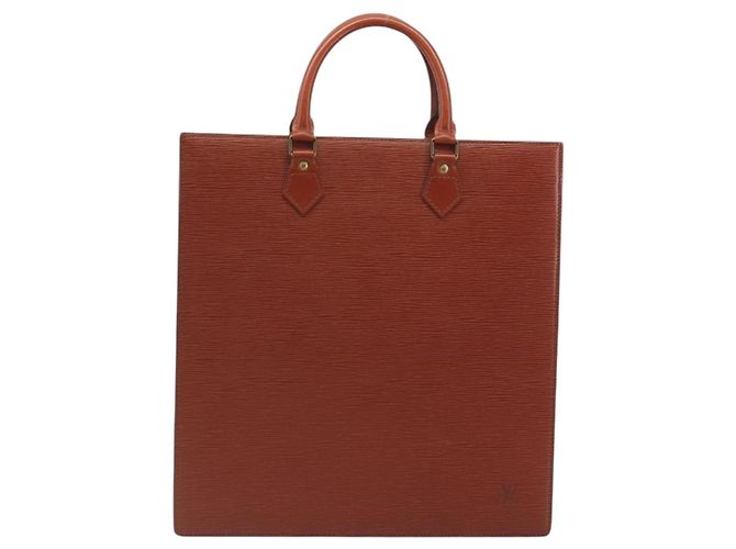LOUIS VUITTON Epi Sac Plat Hand Bag Brown M52073 LV - vista 13