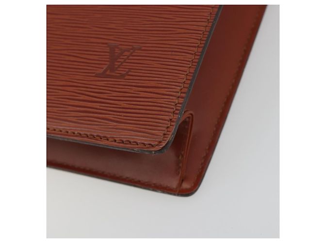 LOUIS VUITTON Epi Sac Plat Hand Bag Brown M52073 LV - vista 14