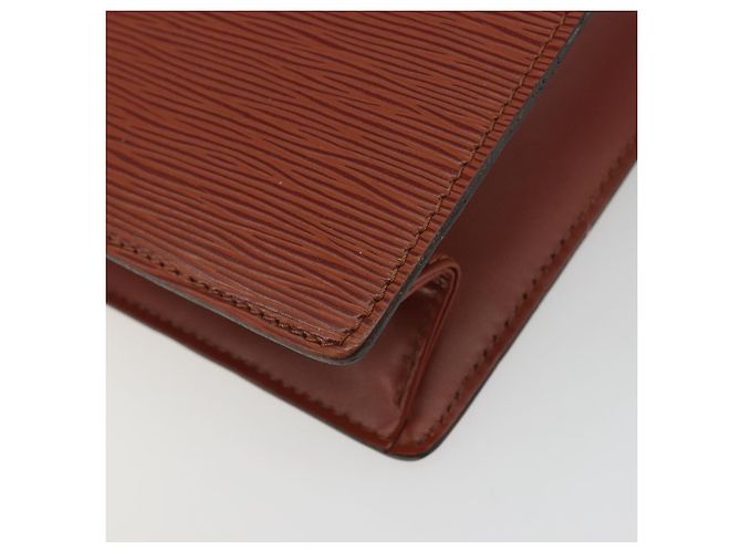 LOUIS VUITTON Epi Sac Plat Hand Bag Brown M52073 LV - vista 16