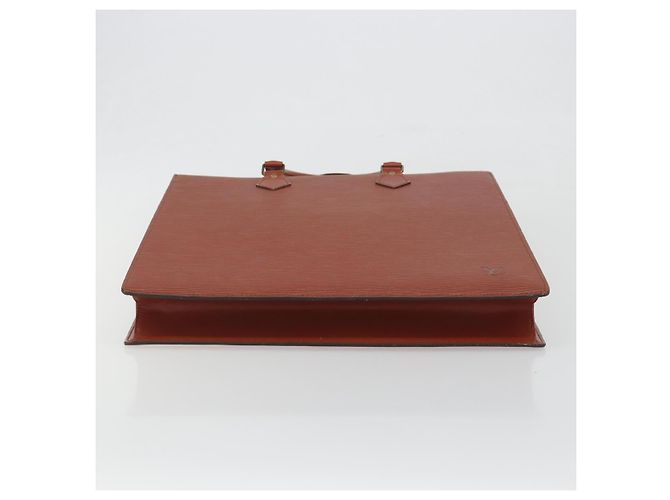 LOUIS VUITTON Epi Sac Plat Hand Bag Brown M52073 LV - vista 5
