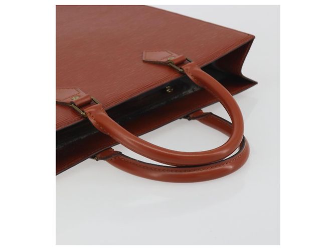 LOUIS VUITTON Epi Sac Plat Hand Bag Brown M52073 LV - vista 7