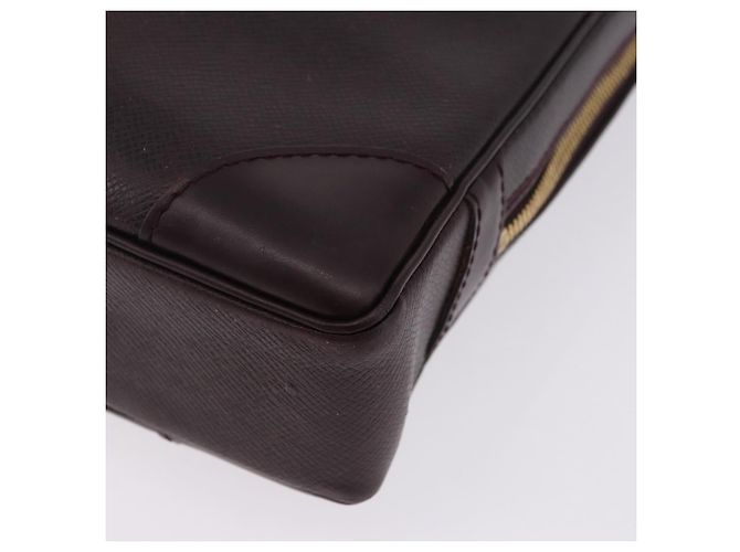 LOUIS VUITTON Taiga Porte Documents Voyage Bag Acajou M30635 LV - vista 18