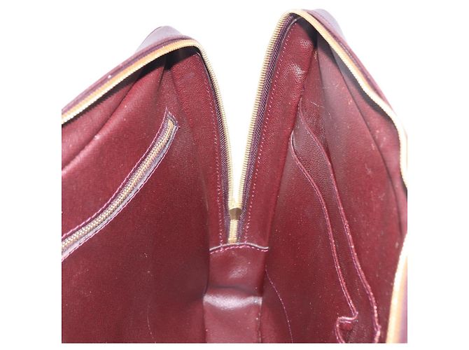 LOUIS VUITTON Taiga Porte Documents Voyage Bag Acajou M30635 LV - vista 21