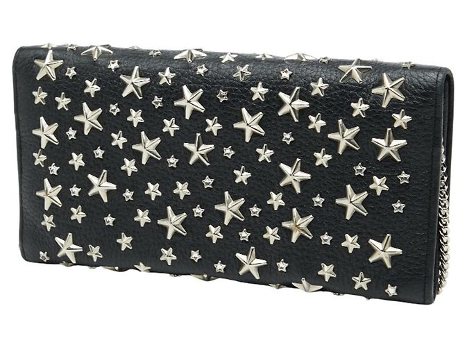 Portafoglio a catena Star Studded Jimmy Choo Nero - vista 2