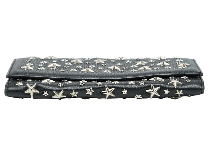 Portafoglio a catena Star Studded Jimmy Choo Nero - vista 3
