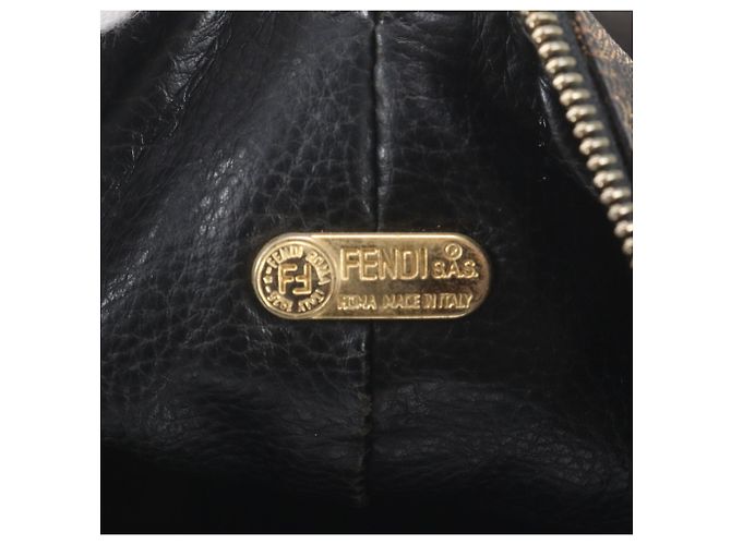 Fendi Zucca Mini Pouch Handtasche Braun - Ansicht 8