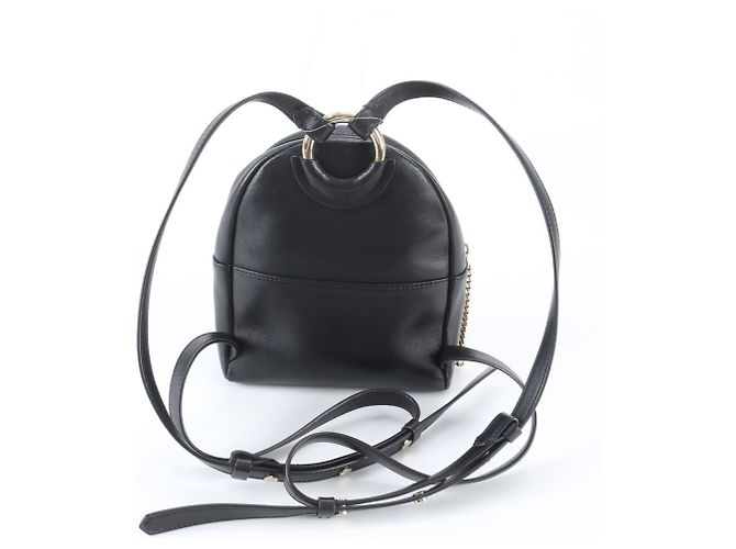 Zaino e Borsa a Tracolla in Pelle Star Studded Jimmy Choo Nero - vista 3
