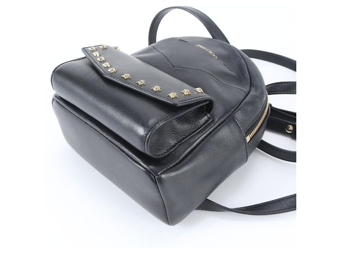 Zaino e Borsa a Tracolla in Pelle Star Studded Jimmy Choo Nero - vista 5