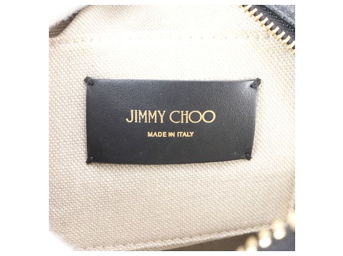 Zaino e Borsa a Tracolla in Pelle Star Studded Jimmy Choo Nero - vista 8