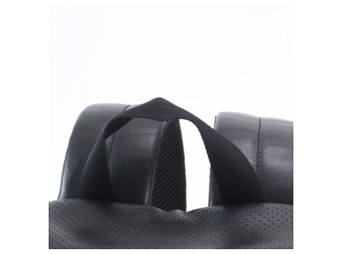 Coach Terrain Trek Perforated Leather Backpack Shoulder Bag Black - view 2