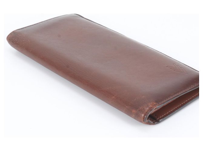 Brazza Louis Vuitton Brown Leather Bi-fold Wallet - view 4