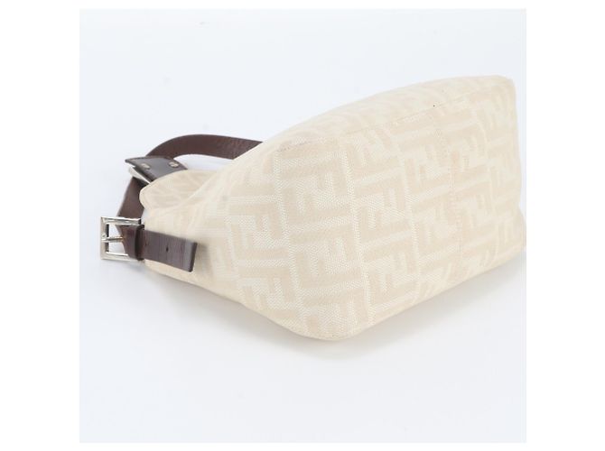 Borsa a tracolla Fendi Zucca Mamma Bucket Baguette Marrone Crudo - vista 5