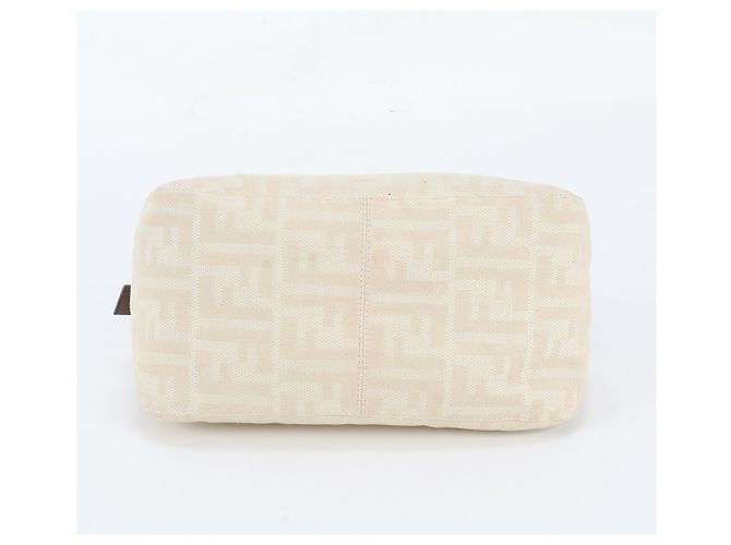 Borsa a tracolla Fendi Zucca Mamma Bucket Baguette Marrone Crudo - vista 6