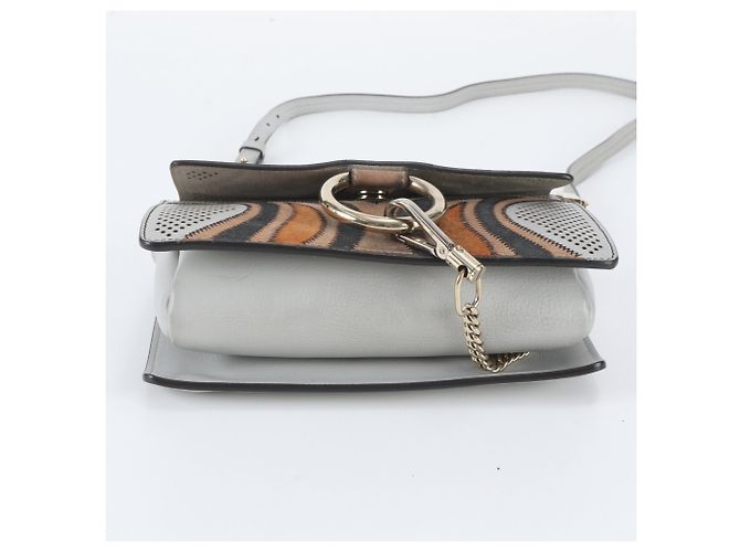 Chloé Chloe Faye Borsa a tracolla e spalla in pelle Multicolore - vista 5