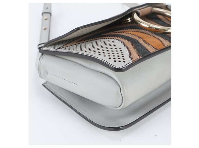 Chloé Chloe Faye Borsa a tracolla e spalla in pelle Multicolore - vista 6