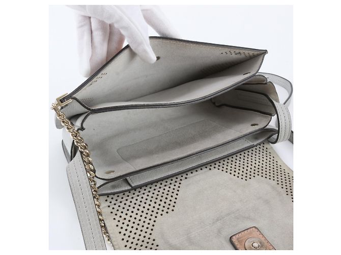 Chloé Chloe Faye Borsa a tracolla e spalla in pelle Multicolore - vista 7