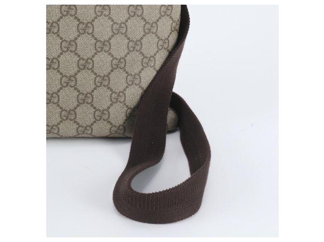 Borsa a tracolla Gucci GG Supreme in pelle Beige - vista 2