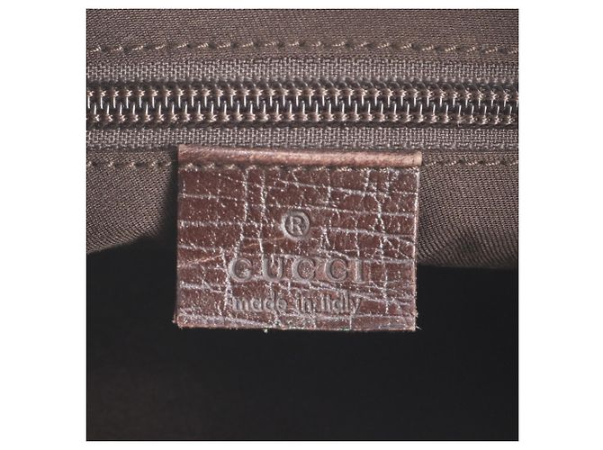 Borsa a tracolla Gucci GG Supreme in pelle Beige - vista 8
