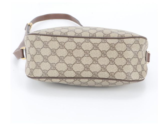 Borsa a tracolla Gucci GG Supreme in pelle Marrone - vista 6