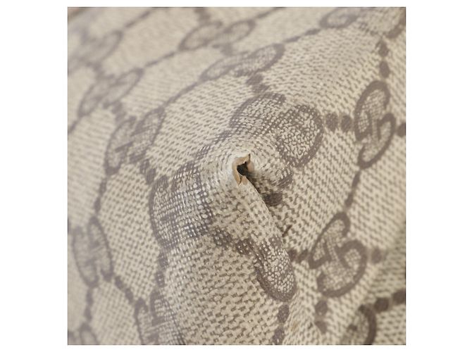 Gucci GG Supreme Sherry Line Ledertote Braun - Ansicht 10