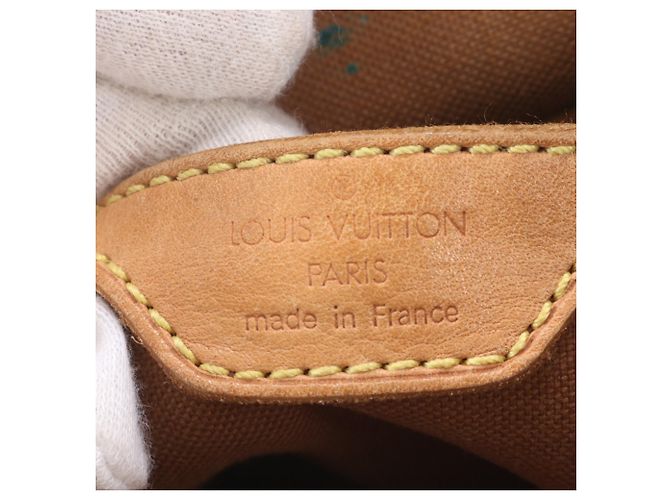 Louis Vuitton Monogram Montsouris GM Leder-Rucksack Braun - Ansicht 10
