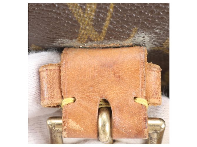 Louis Vuitton Monogram Montsouris GM Leder-Rucksack Braun - Ansicht 11