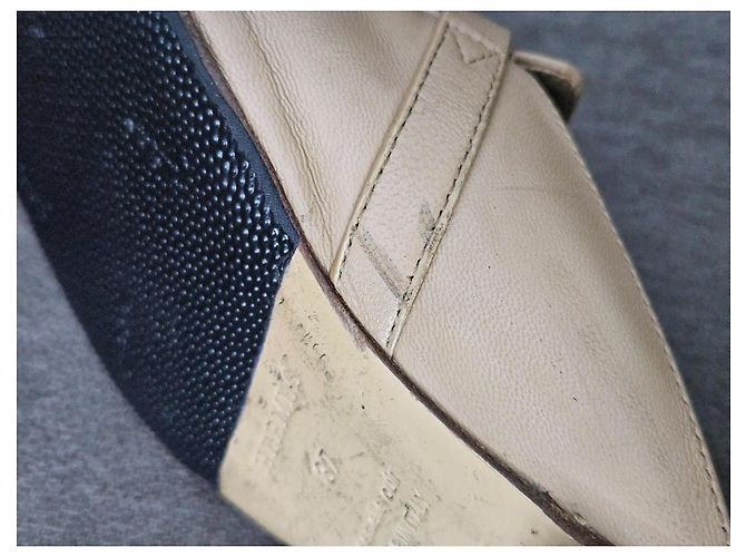 Hermès Beige Leather Mules - view 16