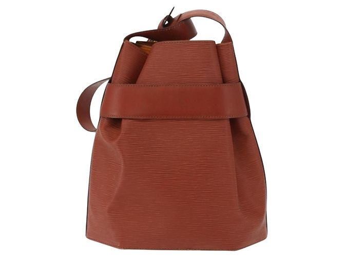 Louis Vuitton Vintage Sac d'Epaule Epi Leather PM Marrone - vista 2