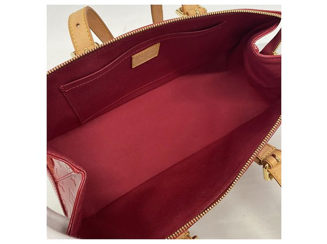 Borsa Tote Louis Vuitton Vernis Rosewood Avenue Rosso - vista 4