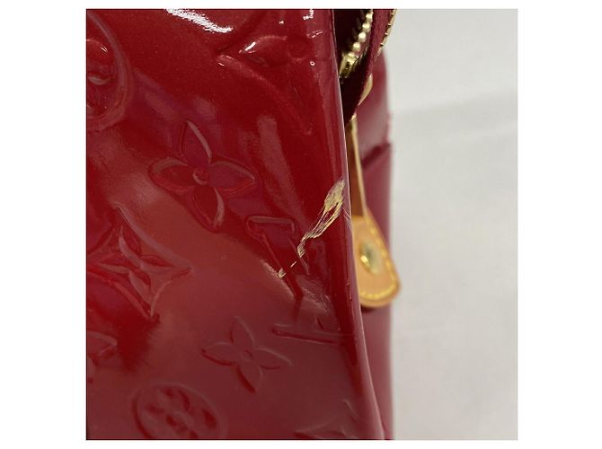 Borsa Tote Louis Vuitton Vernis Rosewood Avenue Rosso - vista 6