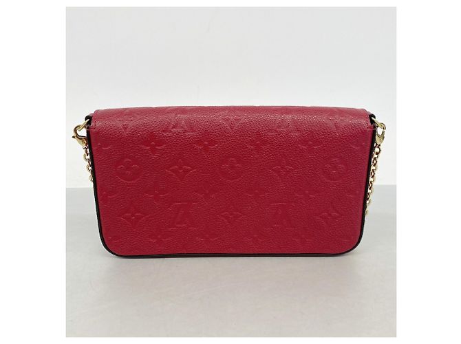 Pochette Félicie Louis Vuitton Monogram Empreinte Pochette Felicie Rosso - vista 11