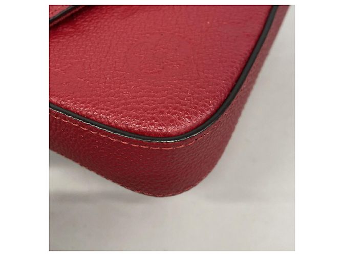 Pochette Félicie Louis Vuitton Monogram Empreinte Pochette Felicie Rosso - vista 7