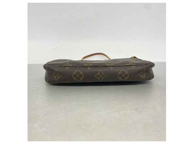 Borsa Louis Vuitton Monogram Pochette Accessoires Marrone - vista 3
