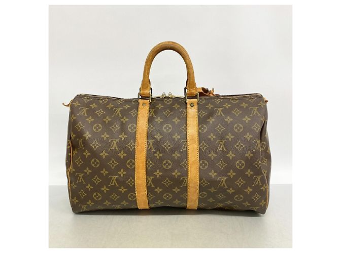 Louis Vuitton Boston Monogram Keepall 45 - Brown Marrom - vista 12