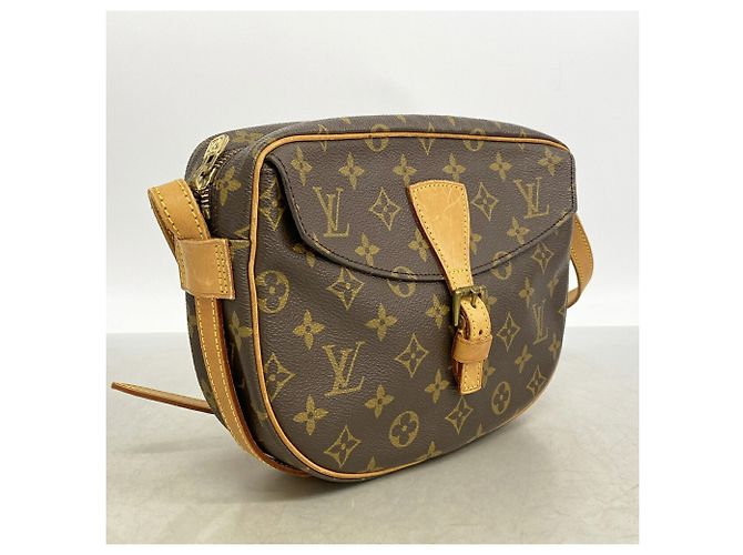 Borsa a tracolla Louis Vuitton Monogram Jeune Fille MM Marrone - vista 2