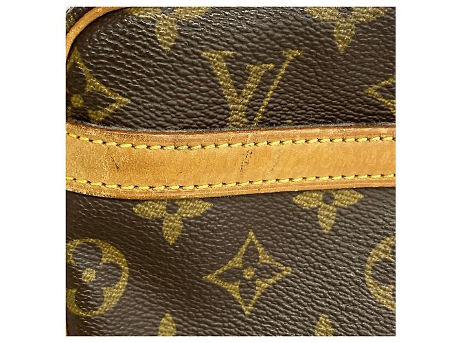 Borsa a tracolla Louis Vuitton Monogram Jeune Fille MM Marrone - vista 7