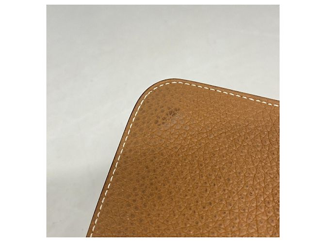Hermès Cartera larga Hermes Dogon GM en piel Togo Gold Dorado - vista 7