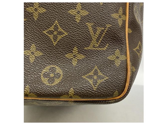 Sac Louis Vuitton Boston Monogram Keepall 50 Marron - vue 7
