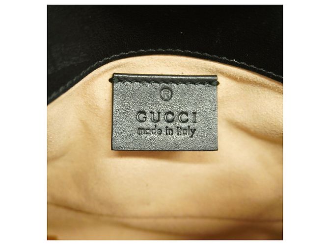 Borsa a tracolla Gucci GG Marmont Black Nero - vista 5