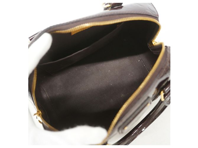 Louis Vuitton Vernis Montana Handtasche Bordeaux - Ansicht 4