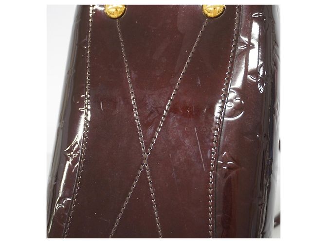 Louis Vuitton Vernis Montana Handtasche Bordeaux - Ansicht 8