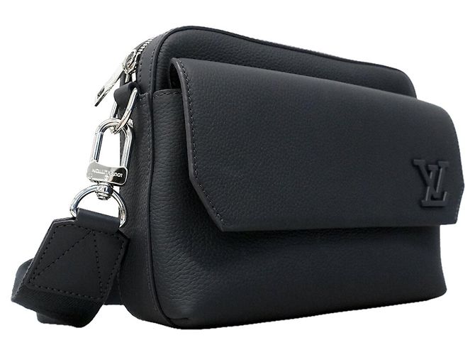 Bolsa de Ombro Louis Vuitton Aerogram Fast Line Azul marinho - vista 2