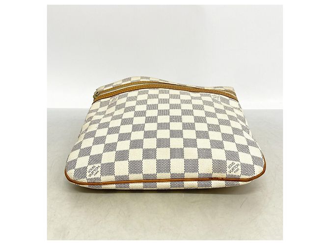 Louis Vuitton Damier Azur Pochette Bosphore Shoulder Bag Bianco - vista 3